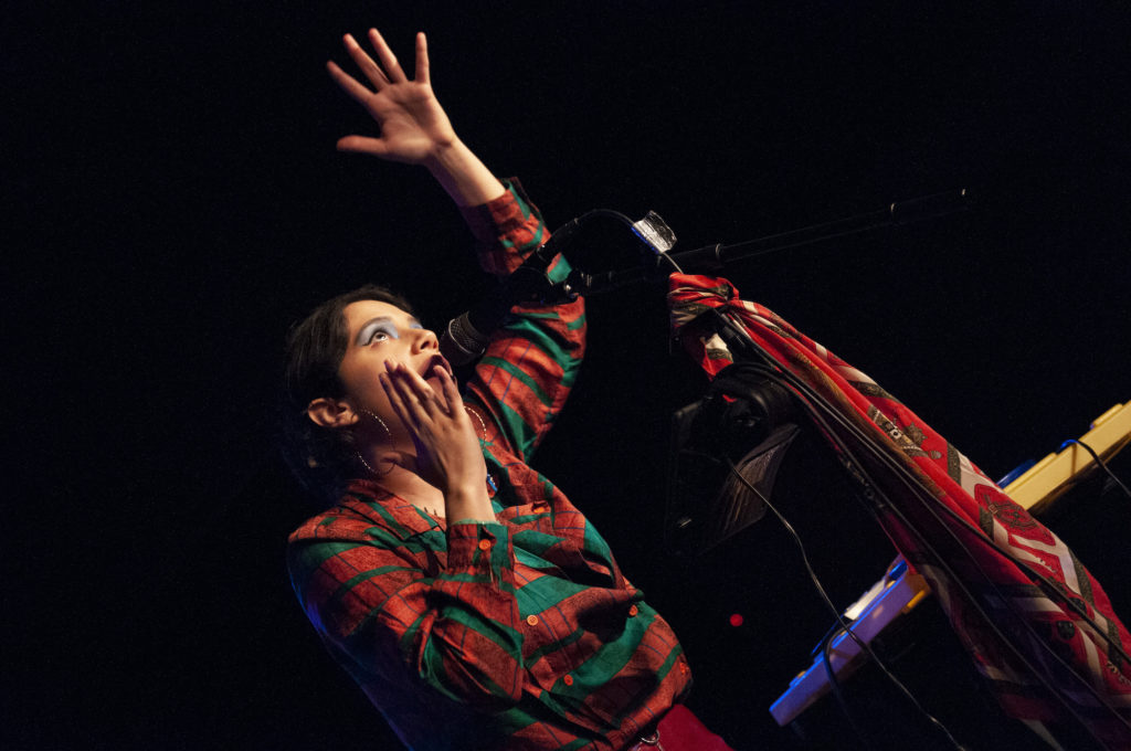 Angelica Garcia at the Spacebomb Revue at SXSW 2019
