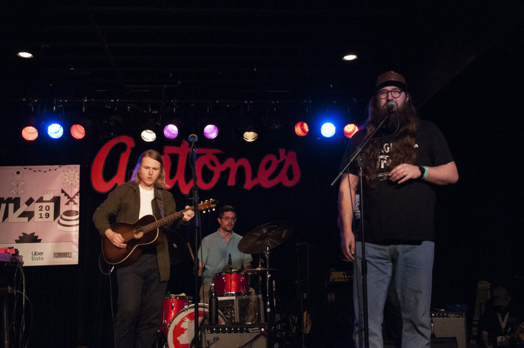 Matthew E. White sitting in with Andy Jenkins at the Spacebomb Revue at SXSW 2019